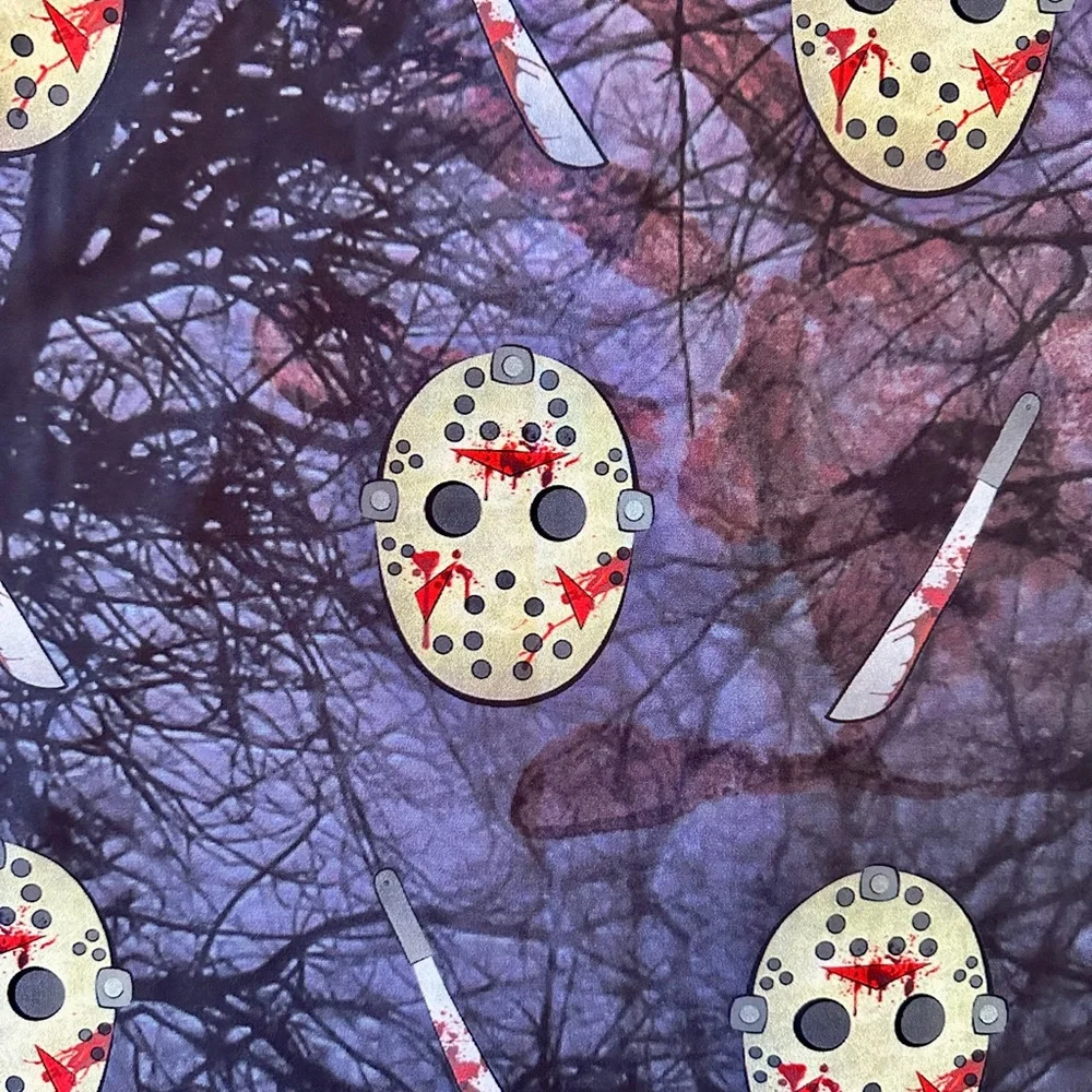 Friday The 13th Crop Top & Skirt Set (with pockets!)- Living Dead Clothing - Picture 9 of 12